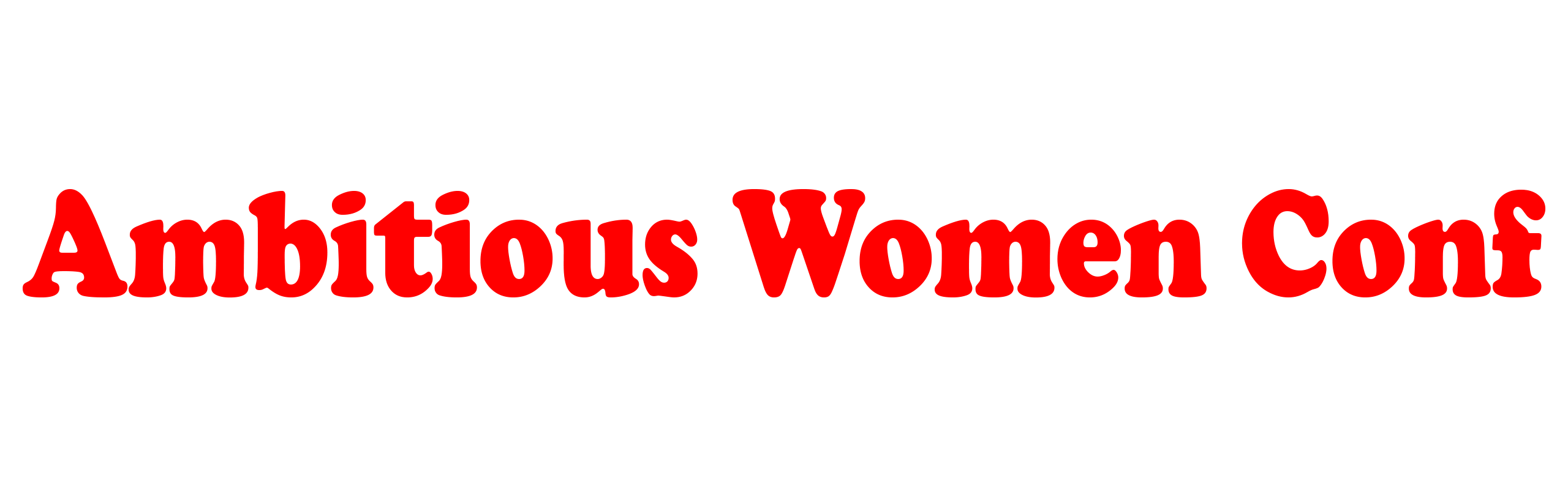 Ambitious Women Conference